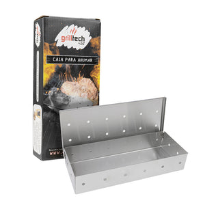 Caja ahumadora acero inox.