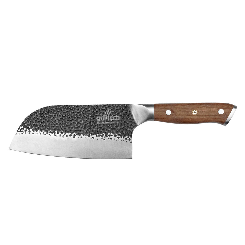 cuchillo machete amartillado ocho pulgadas vista frontal